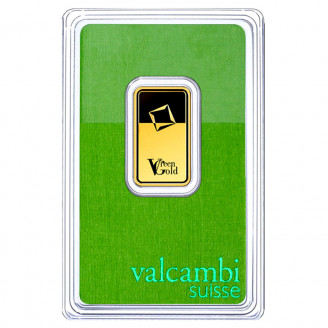 Gold bar Green Gold Valcambi 10 g