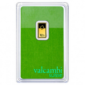 Gold bar Green Gold Valcambi 1 g