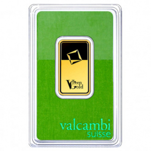 Gold bar Green Gold Valcambi 20 g