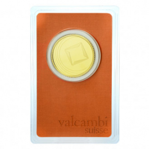 Gold bar Round bar Valcambi 20 g