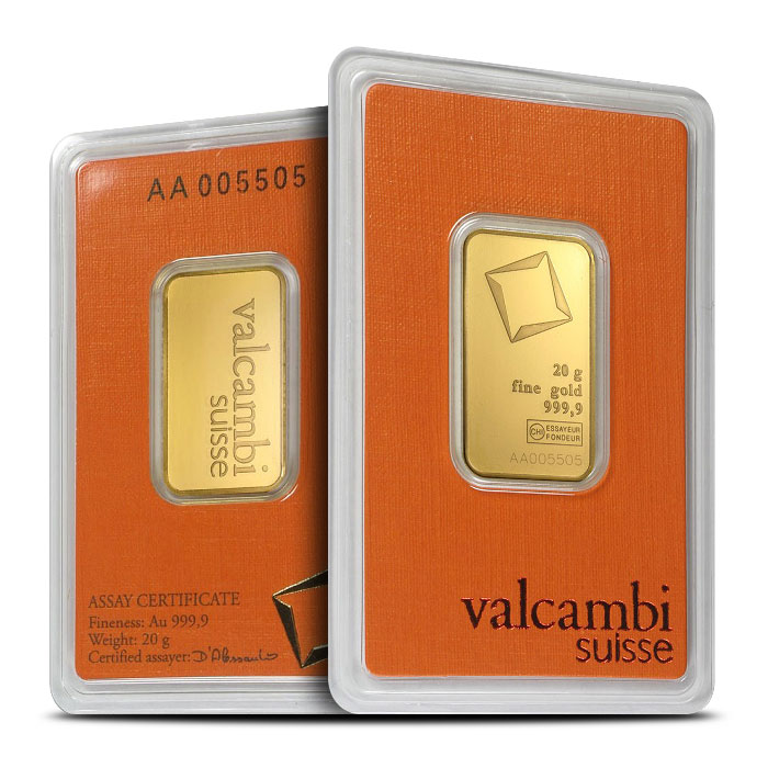 Gold bar 20 g