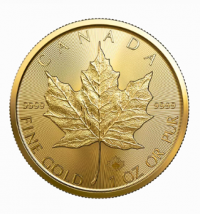 Zelta monēta 1 oz. Maple Leaf Au.