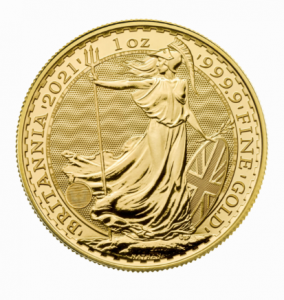 Gold coin 1 oz. Britannia Au.