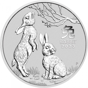 Silver coin 2 oz. Rabbit 2023