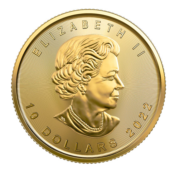 Gold coin  1/4 oz. MAPLE LEAF AU. 2023