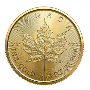 Gold coin  1/4 oz. MAPLE LEAF AU. 2023
