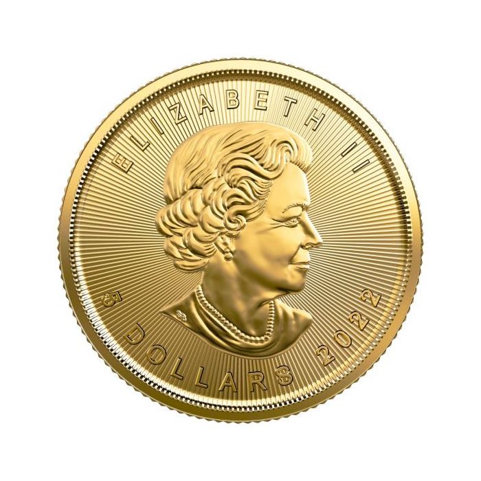 Gold coin  1/10 oz. MAPLE LEAF AU. 2023