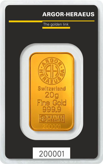 Gold bar 20 gr