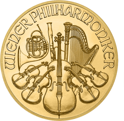 Gold coin 1/2 oz. Philharmonic Au. 2023