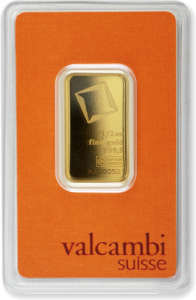Gold bar 1/2 oz
