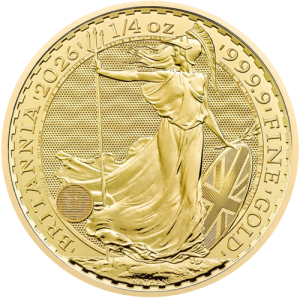Gold coin 1/4 oz. Britannia Charles III Au. 2026