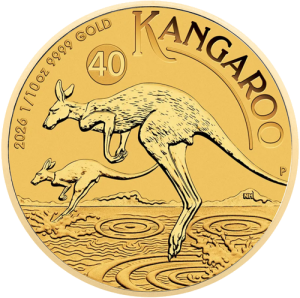 Gold coin 1/10 oz. Kangaroo Au. 2026